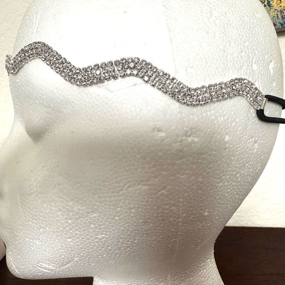 Rhinestone headband - Picture 3 of 9